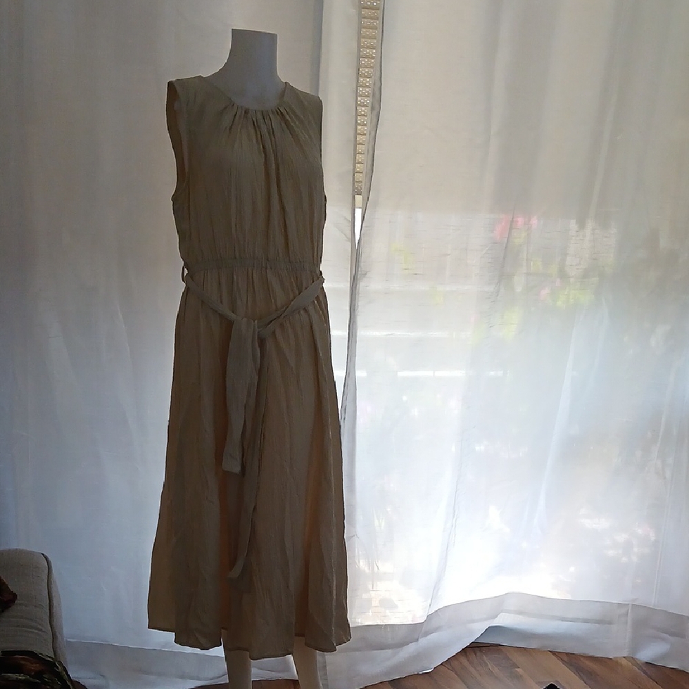 Calvin Klein Performance Brown Midi Sundress Sleeveless